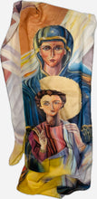 Load image into Gallery viewer, St. Mary  &amp; Jesus Chiffon Scarf **double sided