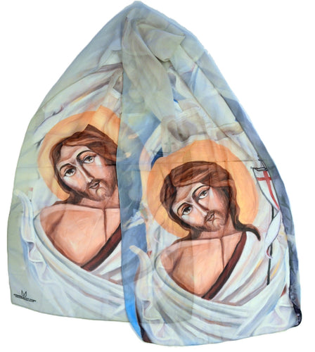 Christ is Risen Chiffon Scarf