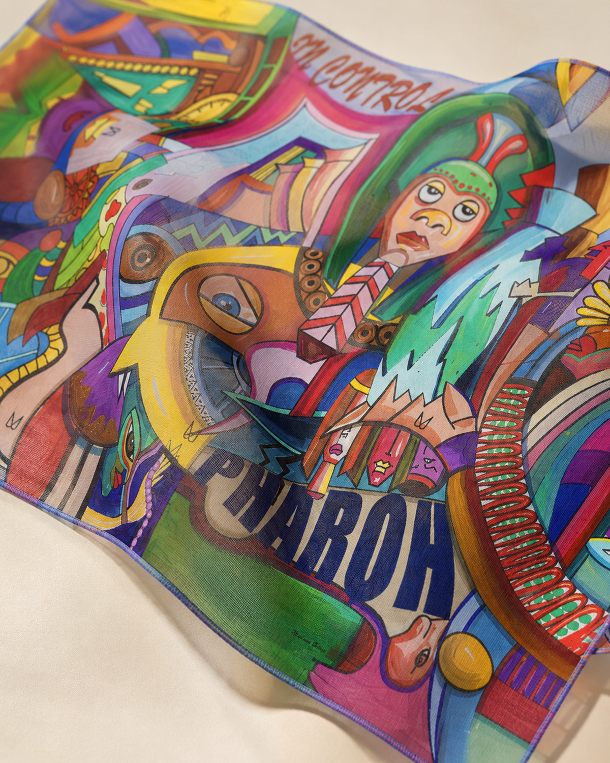 Pharaoh Art Painted by Marianne Botros