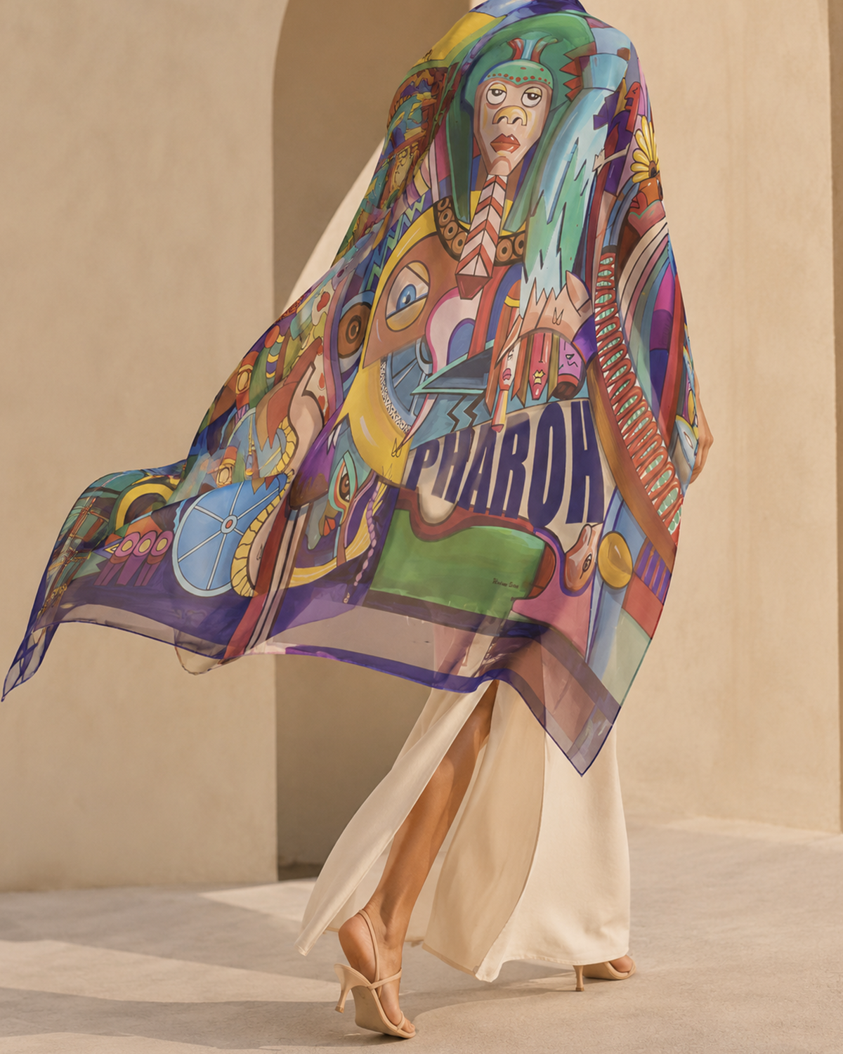 Pharaoh Art Painted by Marianne Botros