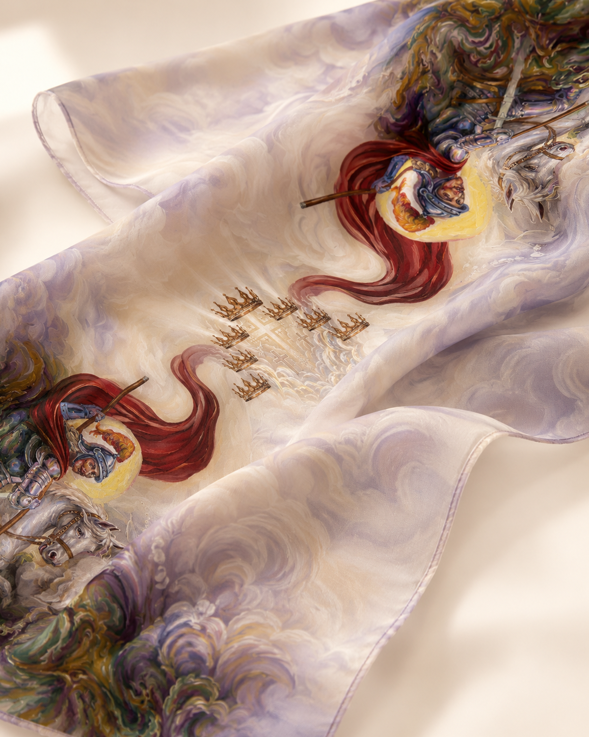 St. George both sides Painted by Marianne Botros