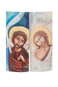 Jesus Crucifixion and Resurrection Painted By Marianne Botros